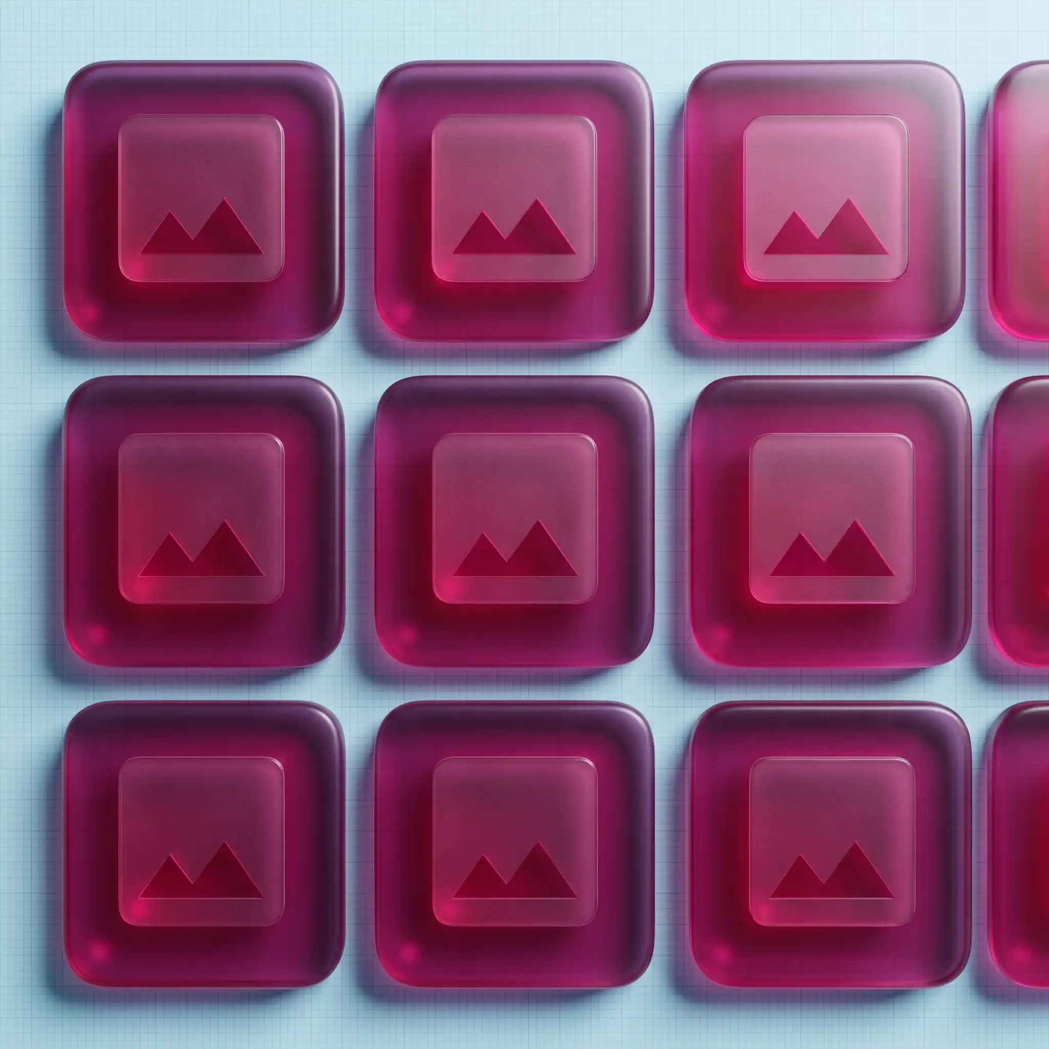 grid of multiple shrunk images displaying various options